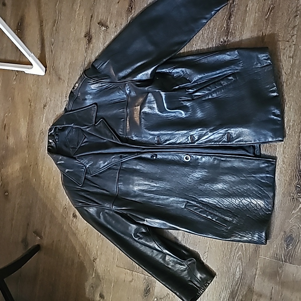 Bostonian Black leather Jacket